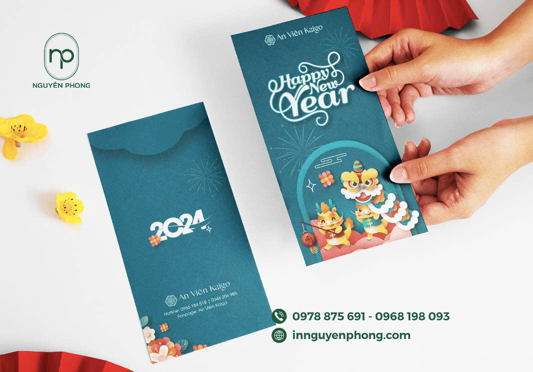 In lì xì bằng công nghệ hiện đại